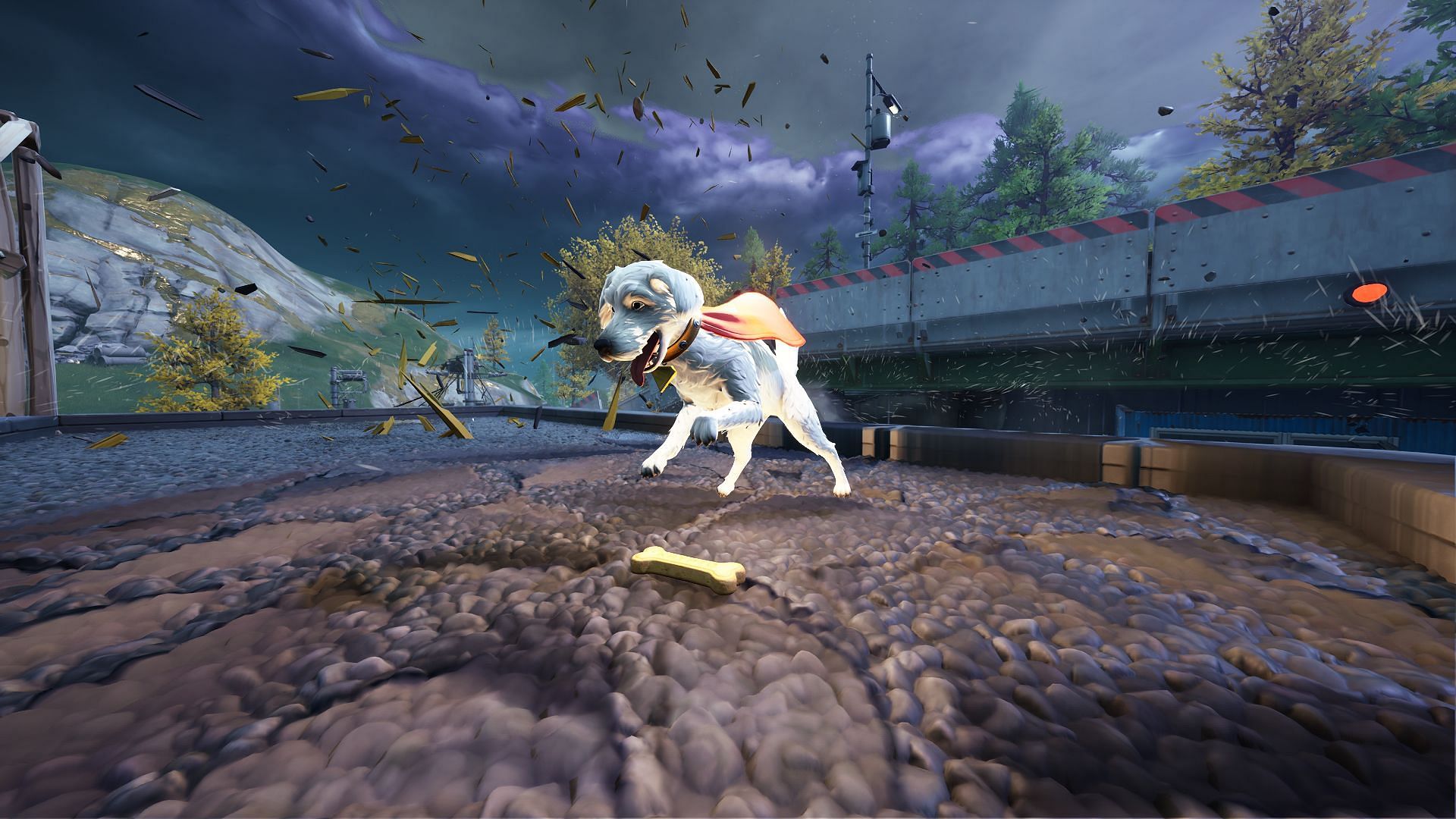 Use the Krypto treats in Fortnite Chapter 6 Season 3 to deal devastating AoE damage to opponents (Image via Epic Games)